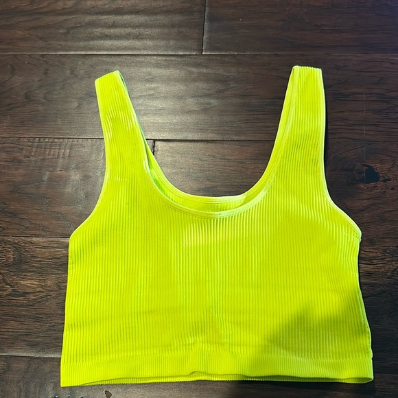 Neon Active Sports Bra + Biker Shorts 2pc Set - Picture 3 of 7